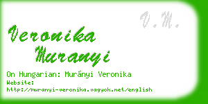 veronika muranyi business card
